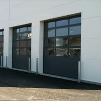 Portes sectionnelles à tablier aluminium ou acier | Isotec  Thermotec  Cristal