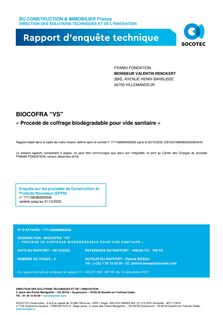 RAPPORT D'ENQUETE TECHNIQUE_BIOCOFRA VS+CDC : ANC22-751 PB 