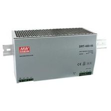Alimentation AC/DC Rail DIN  Sortie 24V dc à 20A avec boîtier métallique et Entrée triphasée  | MEAN WELL DRT-480-24