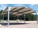 Abri bi-pente en kit 80m² - 8x10x3,35m
