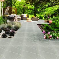 Dalle sablée décorative en béton moulé aspect pierre | Linea