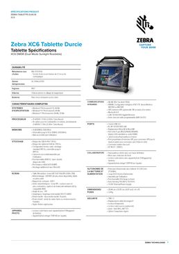 Tablette ultra-durcie pour des conditions extrêmes | XC6 DMSR Ultra-Rugged Tablet 