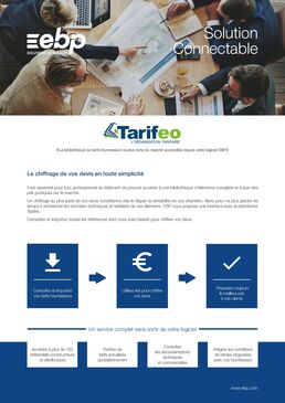 Catalogue de tarifs connecté | Tarifeo by EBP
