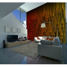 rayures rouges et jaunes