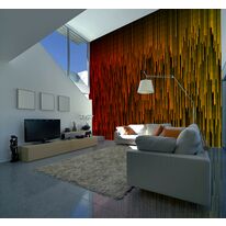 rayures rouges et jaunes