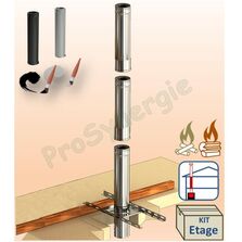 Kit Etage conduit cheminée intérieur Duoten 