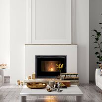 Insert à granulés ventilé acier avec WIFI intégrée | ATMOS 70 6,2 kW