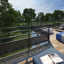 Garde-corps en aluminium avec décors personnalisables | DAHU