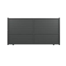 Portail coulissant aluminium Vassili motorisé Somfy | LAPEYRE SERVICES