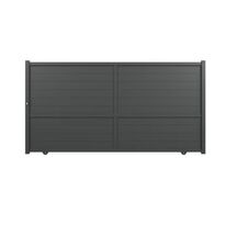 Portail coulissant aluminium Vassili motorisé Somfy | LAPEYRE SERVICES