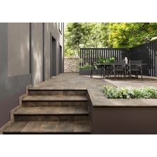 Revêtement de sol antibactérien et antiviral en grès cérame à finition antidérapante | Série Volcano