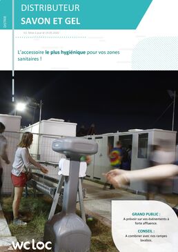 Distributeur savon et gel | WC LOC