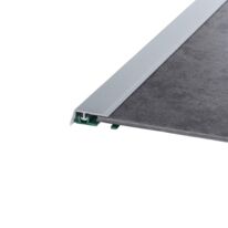 Profilé de finition pour sols LVT | Profix Thin S/4 en aluminium anodisé