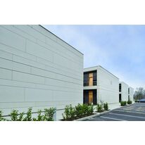 Bardage ventilé à parement coloré lisse ou structuré en fibres ciment | Stoventec FibreCement