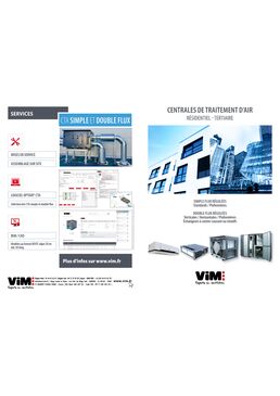 Centrales double flux verticales avec échangeurs : CAD HR OPTIMAL + version C4