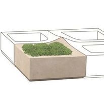 Jardinière en pierre naturelle | SALON - réf. SA_JA