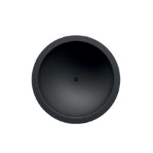 Vasque à encastrer noire Ø 385 HEMI