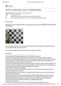 Carreaux en céramique noir et blanc | Florencia