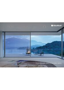 Baie coulissante minimaliste - Cero