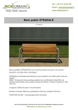Banc public | STRADALE