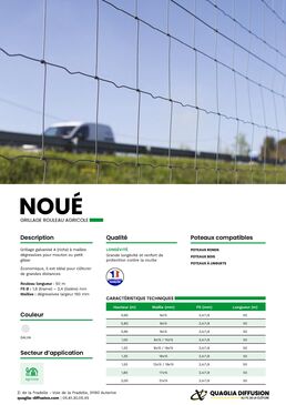 Grillage rouleau agricole galvanisé | Noué