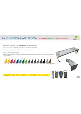 Banc méridienne en acier | Wellington 