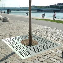 Grille d’arbre | Grille d’arbre Artimon en acier découpé au laser
