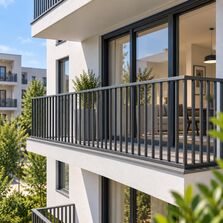 Garde-corps barreaudé en aluminium | BALUGA easy 