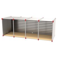 Abri de stockage démontable 6 m | KOVOBEL FRANCE