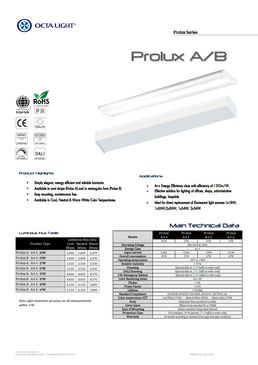 Luminaire LED avec une excellente gestion thermique | PROLUX