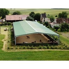 Bâtiment acier galvanisé, idéal activités équestres - 20,6x48x5m