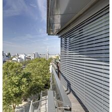 Brise-soleil orientable robuste à lames en Z  | Lamisol
