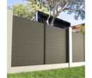 Panneau sur-mesure ou en kit | Clôture WPC pleine