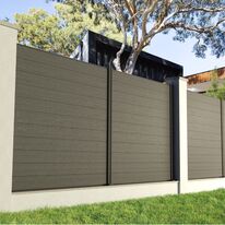 Panneau sur-mesure ou en kit | Clôture WPC pleine