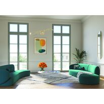 Menuiserie aluminium à ouvrant visible droit ou galbé | O'Thentic