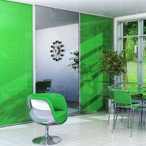 Système pour portes de placard rail aluminium capacité par porte 55 Kg | PICOSTAR 2 