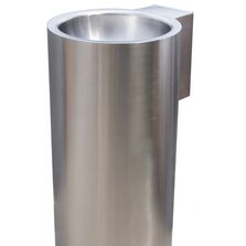 Lavabo colonne sur pied inox | LP-025-S 