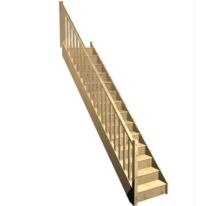 Escalier Faubourg droit rampe Moulure | LAPEYRE SERVICES