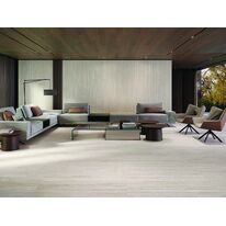 Carrelage céramique aspect marbre texturé pour sol et mur intérieurs ou extérieurs | Taranto Bone