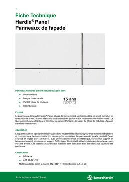 Bardage façade fibres-ciment | Hardie® Panel grand format