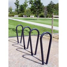 Appui-Vélo en acier thermolaqué ou inox | Oméga