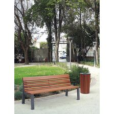 Banc, banquette et Fauteuil bois et acier | Nuance