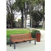 Banc, banquette et Fauteuil bois et acier | Nuance