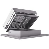 VENTRA-RA | Exutoire de fumées à ventelles pour ventilation et désenfumage (DENFC) avec accès toiture
