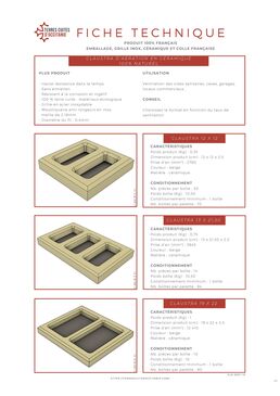 Claustras d’aération | Terres Cuites d'Occitanie