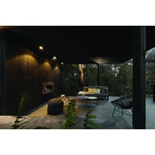 Bardage en lames d'épicéa finition bois brûlé | Struktur V2 bois brûlé