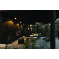 Bardage en lames d'épicéa finition bois brûlé | Struktur V2 bois brûlé