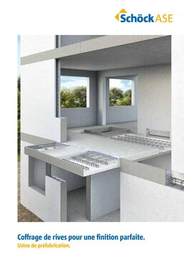 Coffrage perdu en béton fibré hydrophobe pour constructions nécessitant une fintion étanche et lisse | Signo