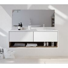 Plan Vasque CORIAN® + Meuble Suspendu en MDF