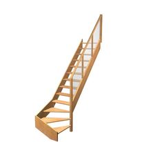 Escalier Aria quart tournant bas rampe Emerence | LAPEYRE SERVICES